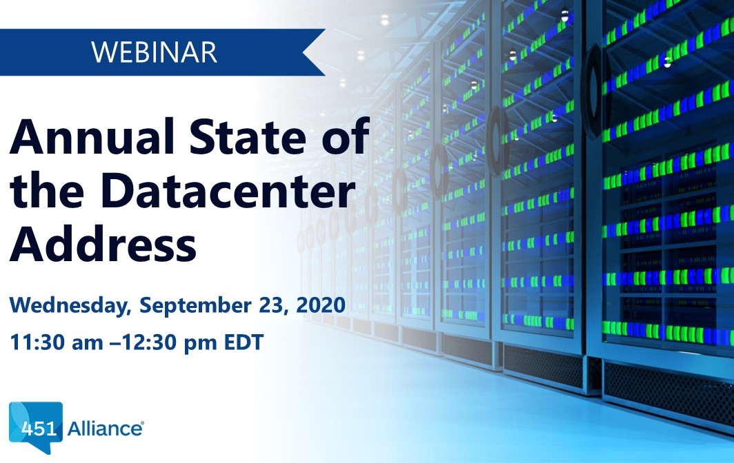 Annual State of the Datacenter Address